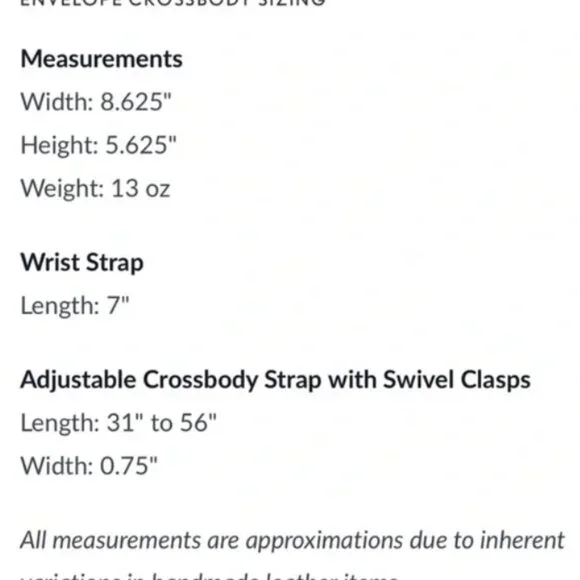 Portland Leather Goods Envelope Convertible Crossbody - NEW! - Picture 2 of 4